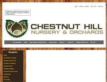 Tablet Screenshot of chestnuthilltreefarm.com
